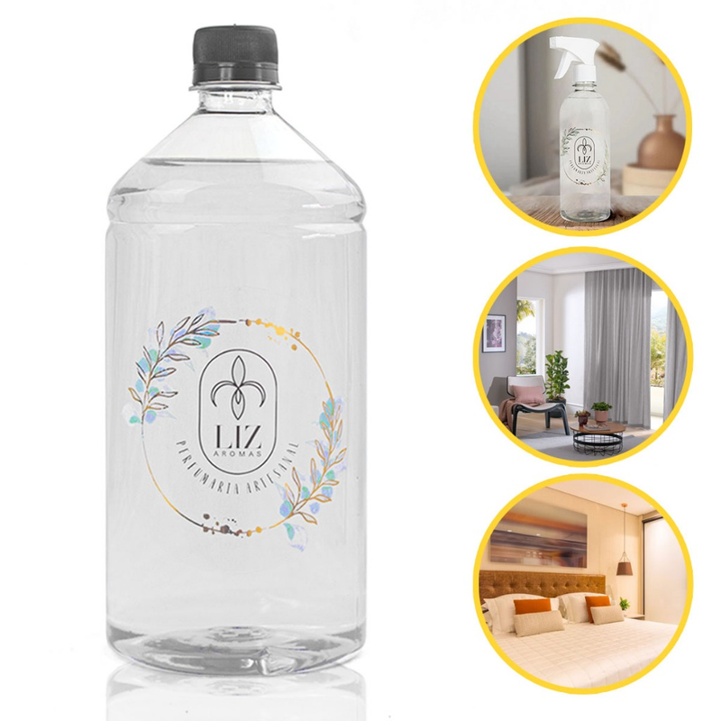 Refil Água Perfumada de Ambiente 1L Roupas Tecidos Cortinas Aromas Aromatizadores De Ambiente Home Spray água de passar